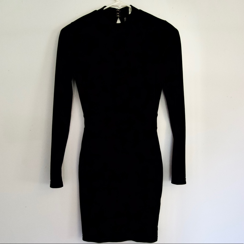 H&M Little Black Dress velvet mini